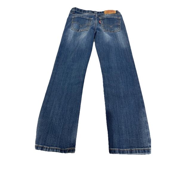 Levi's 510 denim pants joggers jeans boys kids dark blue size 7 adjustable waist - Picture 8 of 9